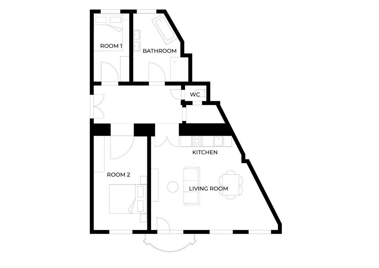 Apartamento Luxurious, 2 Min To Casino And Roemertherme Baden Exterior foto